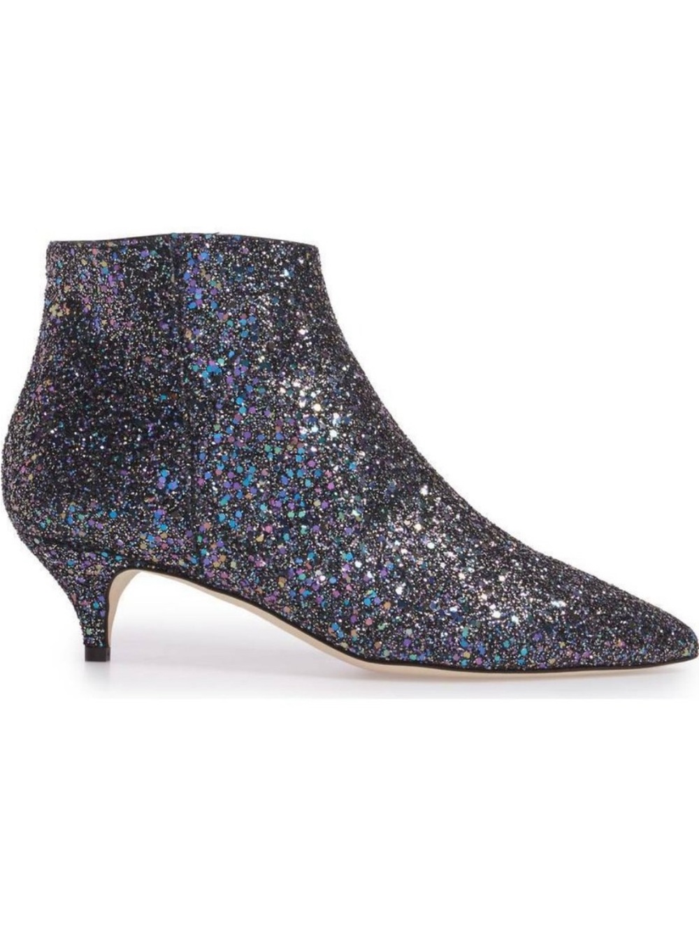 NWOB Kate Spade NY Olly Too Pointy Toe Kitten Heel Bootie Size 9M Sparkly